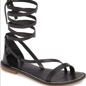 Soludos Ankle Wrap Sandals 8.5